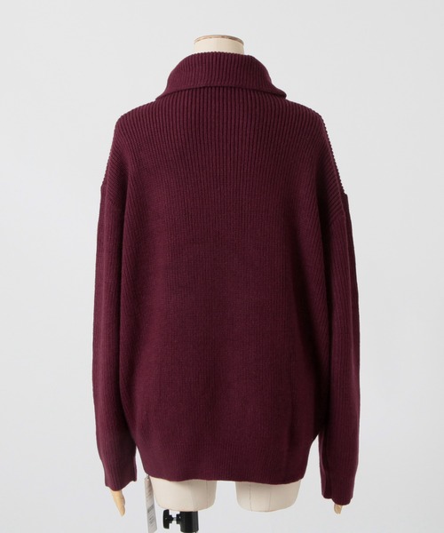 タートルネックゆるニットトップス・カットソー（ニット/セーター
