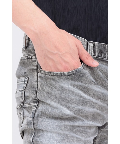 TORNADO MART∴ホワイトフォームグラデーションスキニーデニム（デニム