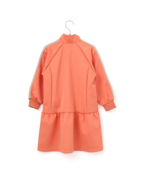 MAKE YOUR DAY（メイクユアデイ）の「トラックワンピース■80～140cm（ワンピース・キッズ・イエロー/サーモンピンク/ブラック・80/90/100/110/120/130/140）」の9枚目の写真