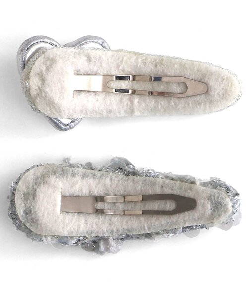 algy（アルジー）の「異素材2Pヘアピン（ヘアピン・キッズ・シルバー・FREE）」の6枚目の写真