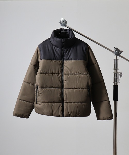 FUNALIVE(ファンアライブ)の「Stand collar fakedown mountain jackeスタンドカラーフェイクダウンマウンテンジャケット unisex(ダウンジャケット/コート・メンズ・チャコール/カーキ/ブラック・M/L/XL)」の1枚目の写真