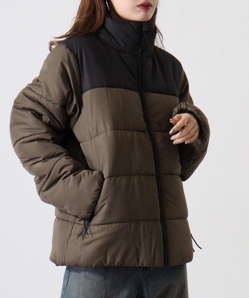 FUNALIVE(ファンアライブ)の「Stand collar fakedown mountain jackeスタンドカラーフェイクダウンマウンテンジャケット unisex(ダウンジャケット/コート・メンズ・チャコール/カーキ/ブラック・M/L/XL)」の14枚目の写真