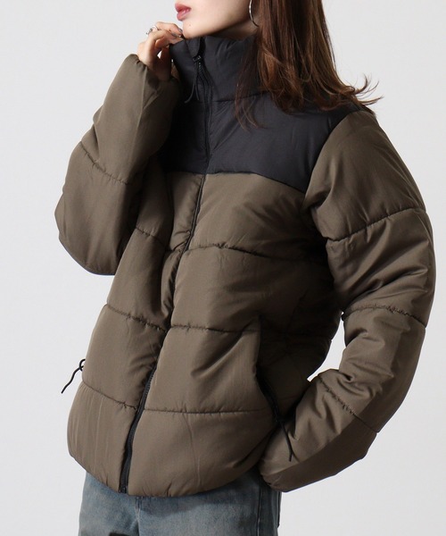 FUNALIVE(ファンアライブ)の「Stand collar fakedown mountain jackeスタンドカラーフェイクダウンマウンテンジャケット unisex(ダウンジャケット/コート・メンズ・チャコール/カーキ/ブラック・M/L/XL)」の12枚目の写真