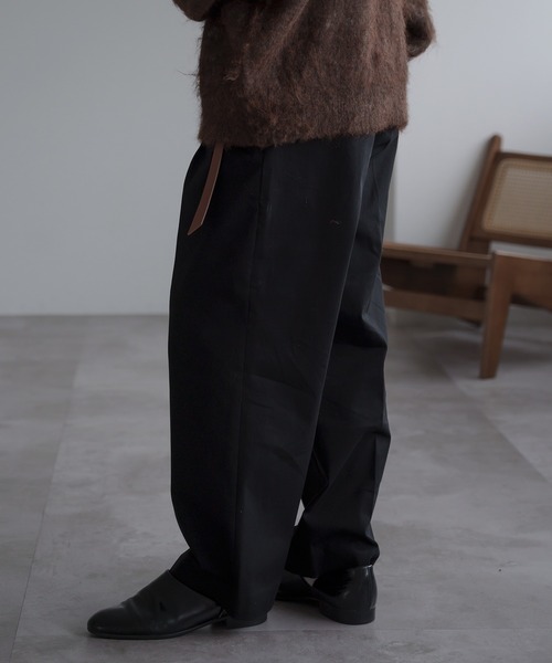 epnok（エプノック）の「ベーシックワイドテーパードパンツ（その他パンツ・メンズ・ライトベージュ/ブラック・マルチサイズ）」の12枚目の写真