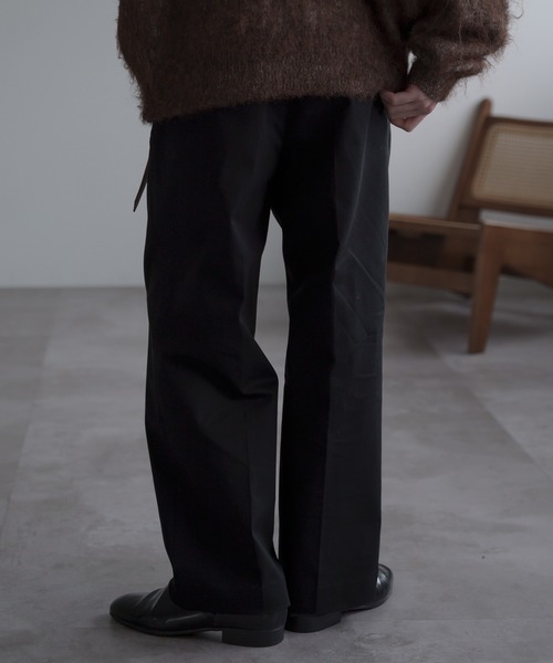 epnok（エプノック）の「ベーシックワイドテーパードパンツ（その他パンツ・メンズ・ライトベージュ/ブラック・マルチサイズ）」の13枚目の写真