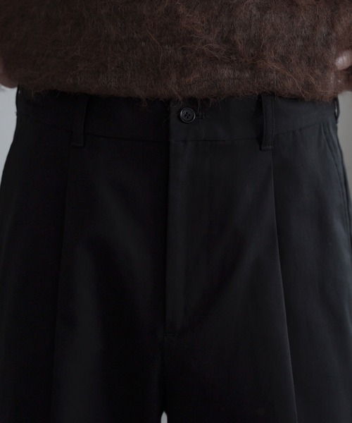 epnok（エプノック）の「ベーシックワイドテーパードパンツ（その他パンツ・メンズ・ライトベージュ/ブラック・マルチサイズ）」の17枚目の写真