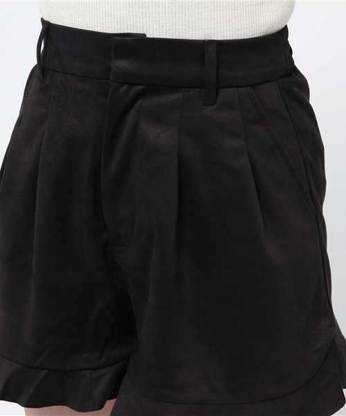 Heather(ヘザー)の「フェイクスエードフリルショートパンツ 705185(その他パンツ・レディース・ブラック/キャメル/ベージュ・FREE)」の8枚目の写真