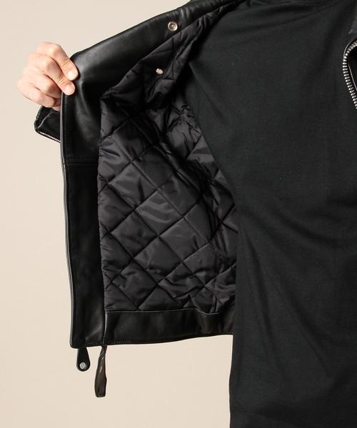 Schott N.Y.C（ショット）の「＜Schott(ショット)＞ O/STAR TALL RIDER/ライダース◆（ライダースジャケット・メンズ・ブラック・40/36/38）」の4枚目の写真