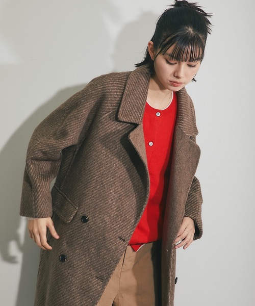 SMILE ORCHID（スマイルオーキッド）の「ウール100%ヘリンボーン柄