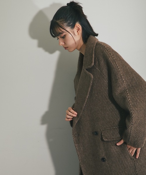 SMILE ORCHID（スマイルオーキッド）の「ウール100%ヘリンボーン柄