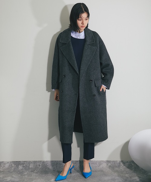 SMILE ORCHID（スマイルオーキッド）の「ウール100%ヘリンボーン柄