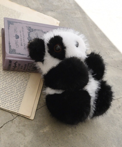 セール】パンダ ファーチャームキーホルダー（チャーム）｜styiro