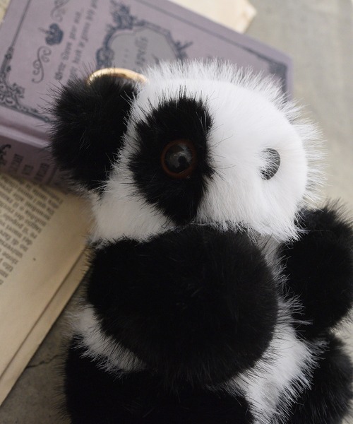 セール】パンダ ファーチャームキーホルダー（チャーム）｜styiro