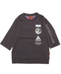 KRIFF MAYER Kid's Collection | 【綿100％】楽LUCK-七分袖T（宇宙）(Tシャツ/カットソー)