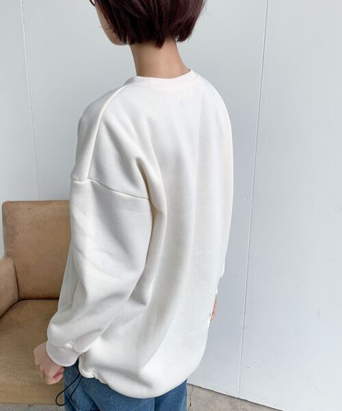 rps（アールピーエス）の「ブラブラ動物刺繍裾ドロスト裏起毛プルオーバー（スウェット・レディース・アイボリー/チャコールグレー/杢グレー/ホワイト系その他4/グレー系その他2・フリー）」の13枚目の写真