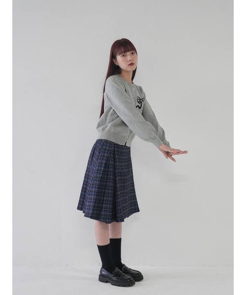 Uenui(ウニュイ)の「【 cunii 】ワンポイント リボン シンプル パール カーディガン(カーディガン/ボレロ・レディース・グレー/ベージュ/ピンク/ブラック・FREE)」の20枚目の写真