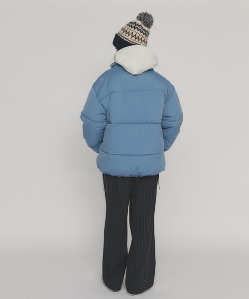 MERLOT（メルロー）の「スタンドカラーダウンジャケット（ダウンジャケット/コート・レディース・ブルー/イエロー・FREE）」の14枚目の写真