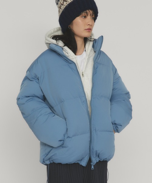 MERLOT（メルロー）の「スタンドカラーダウンジャケット（ダウンジャケット/コート・レディース・ブルー/イエロー・FREE）」の17枚目の写真