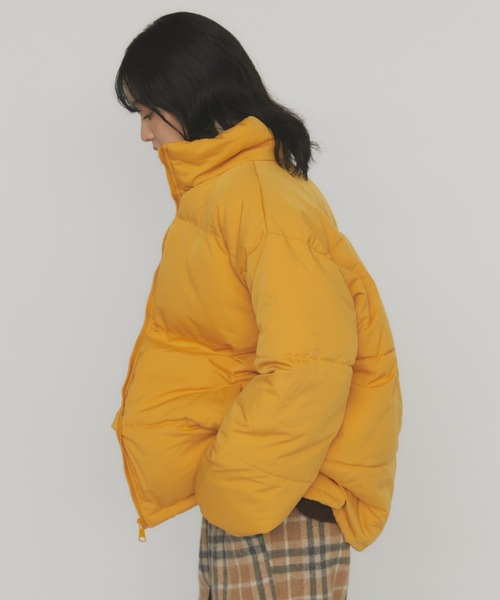 MERLOT（メルロー）の「スタンドカラーダウンジャケット（ダウンジャケット/コート・レディース・ブルー/イエロー・FREE）」の7枚目の写真
