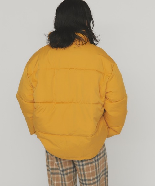 MERLOT（メルロー）の「スタンドカラーダウンジャケット（ダウンジャケット/コート・レディース・ブルー/イエロー・FREE）」の4枚目の写真
