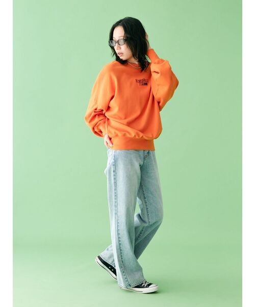 【WEB限定】刺繍ロゴルーズスウェット（スウェット）｜Ungrid（アングリッド）