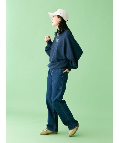 【WEB限定】刺繍ロゴルーズスウェット（スウェット）｜Ungrid（アングリッド）