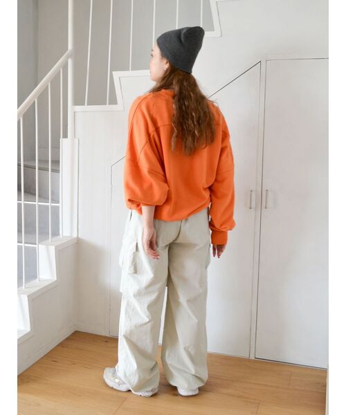 【WEB限定】刺繍ロゴルーズスウェット（スウェット）｜Ungrid（アングリッド）