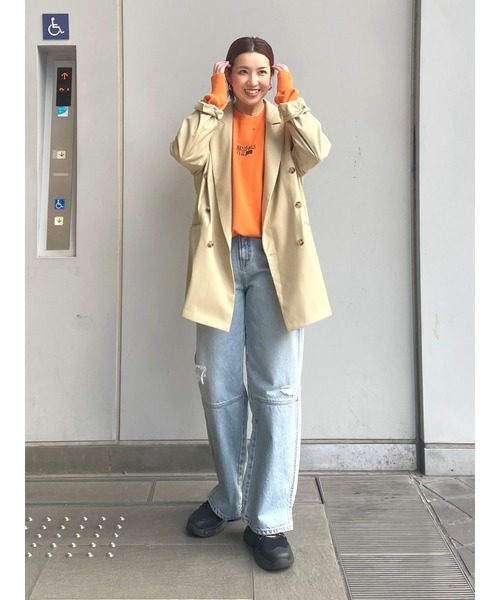 【WEB限定】刺繍ロゴルーズスウェット（スウェット）｜Ungrid（アングリッド）