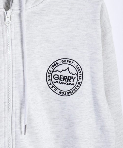 GERRY(ジェリー)の「GERRY キャンピングカー バックプリント スウェット フルジップパーカー(パーカー・メンズ・ブラック/アッシュグレー/ネイビー・M/L/LL)」の7枚目の写真