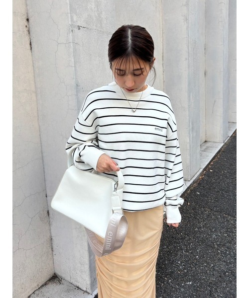 emmi(エミ)の「【10th】eco フェイクレザーショルダーバッグ(ショルダーバッグ・レディース・イエロー/ブラウン/ホワイト・FREE)」の1枚目の写真