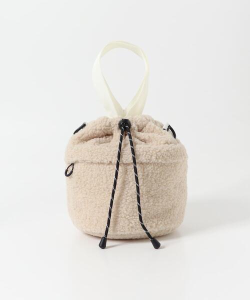 EKAL（エカル）の「TINY GARDEN PRODUCTS　ストロール2WAYボアバッグ（ショルダーバッグ・レディース・ホワイト系その他/ブラック・ONE）」の5枚目の写真