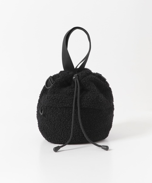 EKAL（エカル）の「TINY GARDEN PRODUCTS　ストロール2WAYボアバッグ（ショルダーバッグ・レディース・ホワイト系その他/ブラック・ONE）」の5枚目の写真