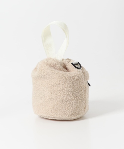 EKAL（エカル）の「TINY GARDEN PRODUCTS　ストロール2WAYボアバッグ（ショルダーバッグ・レディース・ホワイト系その他/ブラック・ONE）」の7枚目の写真