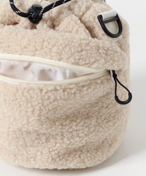 EKAL（エカル）の「TINY GARDEN PRODUCTS　ストロール2WAYボアバッグ（ショルダーバッグ・レディース・ホワイト系その他/ブラック・ONE）」の10枚目の写真