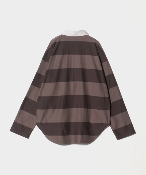 ＜ATTISESSION＞コットン ビッグ ラグビー シャツ BEAUTY&YOUTH UNITED ARROWS｜<ATTISESSION>コットン ビッグ ラグビー