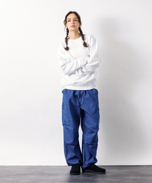 Russell Athletic(ラッセルアスレティック)の「【RUSSELL ATHLETIC/ラッセル アスレチック】 Dri-Power Fleece Crew/クルースウェットシャツ(スウェット・メンズ・ホワイト系その他/ネイビー/ブラック/ホワイト・L/XL/M)」の8枚目の写真