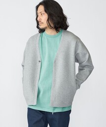 SHIPS（シップス）の「【WEB限定】SHIPS: ガスコットン ダブルニット 1ボタン カーディガン (セットアップ対応)（カーディガン/ボレロ）」