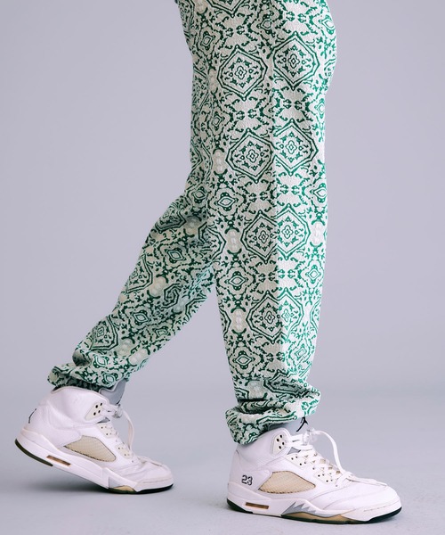 NOISE MAKER（ノイズメーカー）の「ジャガード織ジョガーパンツ（その他パンツ・メンズ・グリーン/ブラウン・M/S/L）」の2枚目の写真