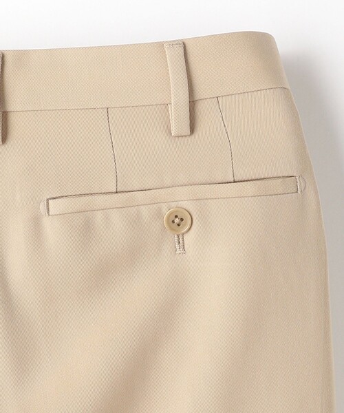 UNITED ARROWS（ユナイテッドアローズ）の「ギャバジン ２インプリーツ ストレートパンツ（スラックス・メンズ・オリーブ/ベージュ・50/48/46/44/52）」の12枚目の写真