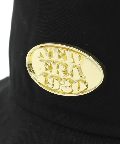 【試着のみ】NEWERA ニューエラ　バケットハット　パイル地　メタルバッチ