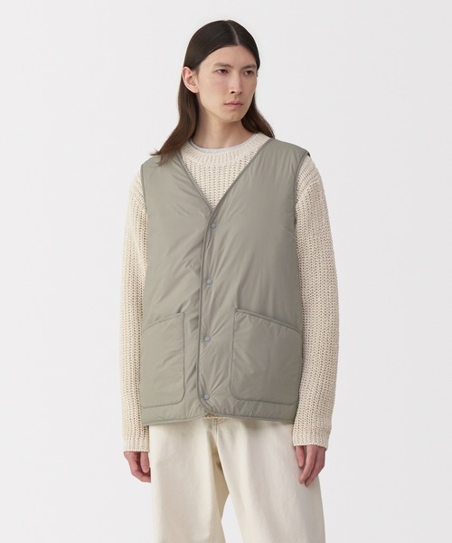 MUJI Labo（ムジラボ）の「〔MUJI Labo〕紳士　ライナー付きモッズコート（モッズコート・メンズ・グレー系/ブラック・XL/L/M/S）」の18枚目の写真