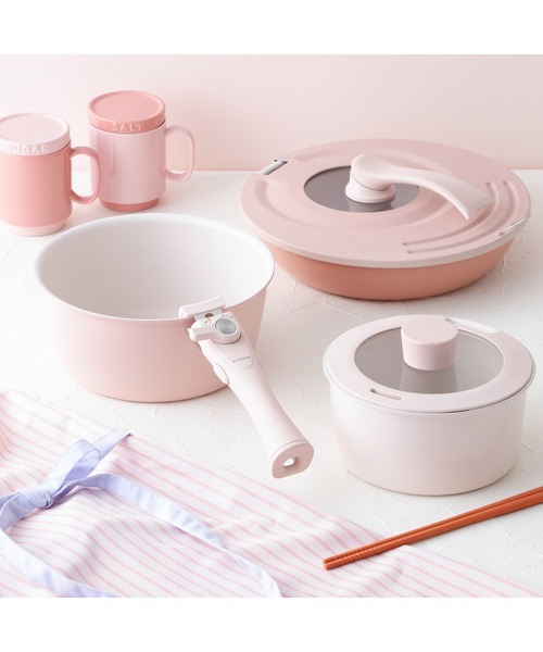 ＊新品＊GO TABLE 鍋・フライパン6点セット＊ピンク＊フランフラン Amazon | Francfranc フランフラン GO TABLE 鍋 フライパン 6点