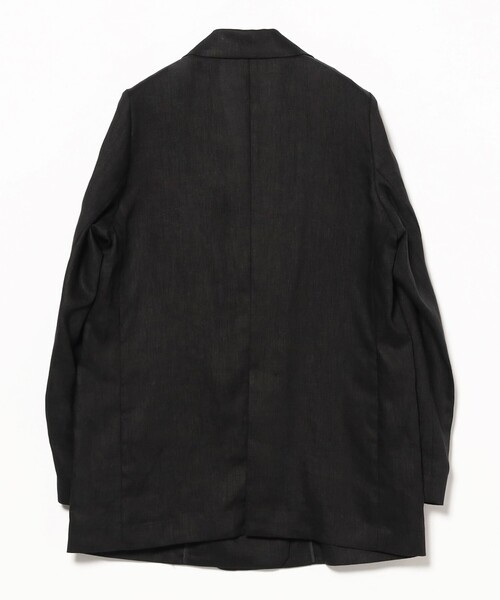 セール】ダブルブレスト リネン ジャケット［手洗い可］（テーラード