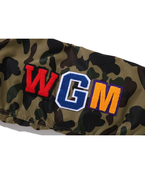 A BATHING APE(アベイシングエイプ)の「1ST CAMO SHARK MA-1 JACKET(MA-1・メンズ・グリーン/イエロー・X-LARGE/MEDIUM/XX-LARGE/SMALL/LARGE)」の7枚目の写真