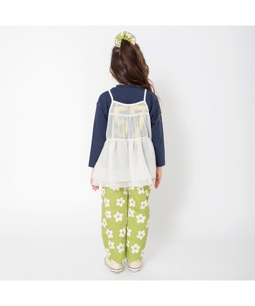 BREEZE（ブリーズ）の「【ジュニア対応】チュールビスチェ（キャミソール・キッズ・ブルー/アイボリー・90/100/120/140）」の4枚目の写真