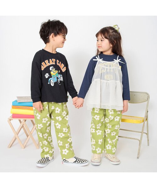 BREEZE（ブリーズ）の「【ジュニア対応】チュールビスチェ（キャミソール・キッズ・ブルー/アイボリー・90/100/120/140）」の5枚目の写真