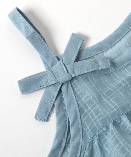 BREEZE（ブリーズ）の「【ジュニア対応】チュールビスチェ（キャミソール・キッズ・ブルー/アイボリー・90/100/120/140）」の9枚目の写真