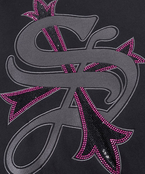 SUPPLIER（サプライヤー）の「フーディ｜Outline Cross Zip Hoodie｜SUPPLIER（パーカー・メンズ・ブラック・SMALL/MEDIUM/LARGE/X-LARGE/XX-LARGE）」の5枚目の写真