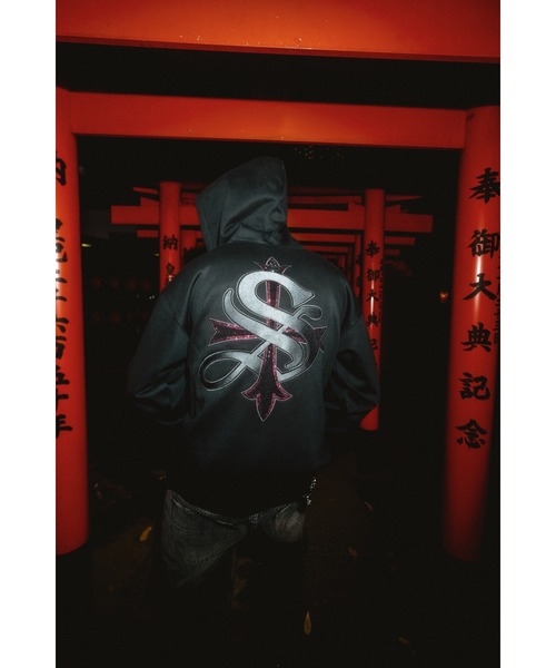 フーディ｜Outline Cross Zip Hoodie｜SUPPLIER（パーカー）｜SUPPLIER