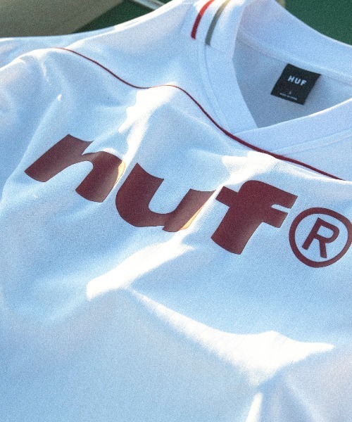 89LOGO JERSEY / HUF ハフ プリントロゴ ゲームシャツ 半袖（T